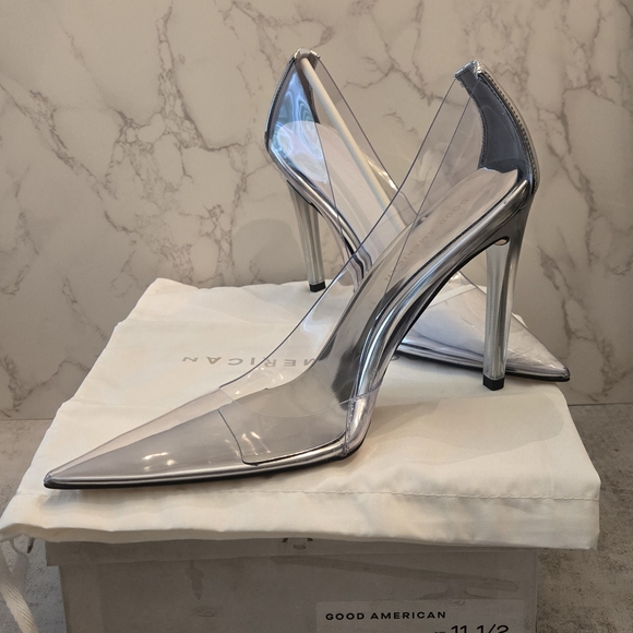 Good American Cinder-F*cking Rella Pumps - Picture 1 of 8